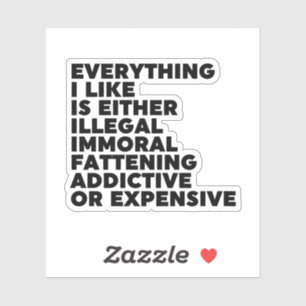 Alles wat ik leuk vind sticker