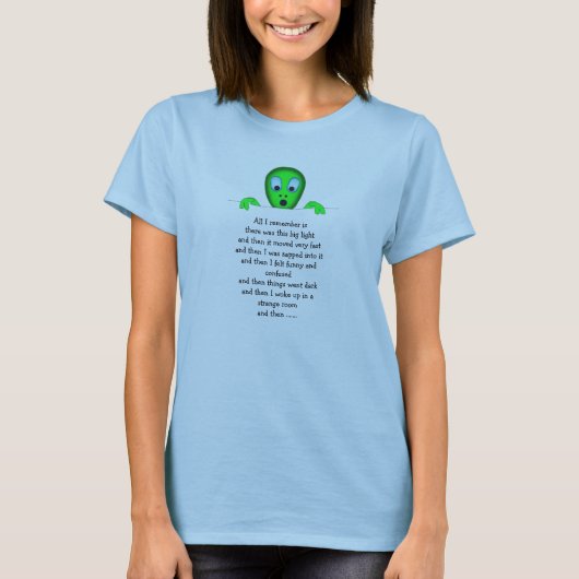 Alles wat ik me herinner was dat er een grote... t-shirt (Voorkant)