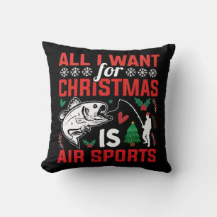 Alles wat ik met Kerstmis wil is Luchtsport Kussen