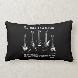 Alles wat ik nodig heb is één gitaar Guitar Collec Kussen