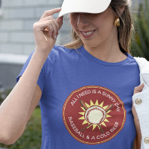 Alles wat ik nodig heb is een zonnige dag, honkbal