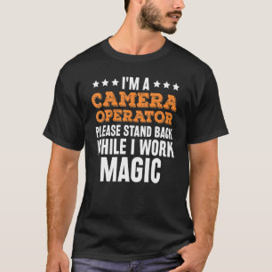 Alles wat ik nodig heb is koffie en camera t-shirt