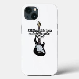 Alles wat ik nodig heb is liefde en gitaar spelen. iPhone 13 hoesje