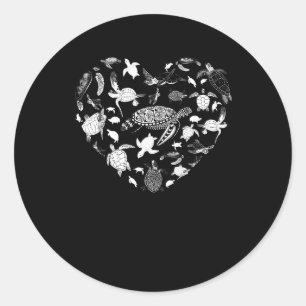Alles wat ik nodig heb is liefde voor een geliefde ronde sticker