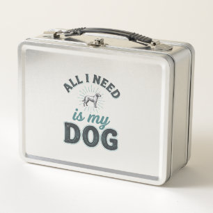 Alles wat ik nodig heb is mijn hond Vintage gravur