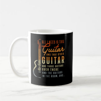 Alles wat ik nodig heb: Ishis Guitar Player Guitar Koffiemok