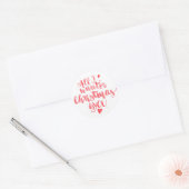 Alles wat ik voor Kerst stickers wil (Envelop)