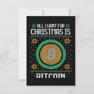 Alles wat ik voor Kerstmis wil is Bitcoin BTC Kaart