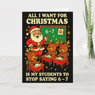 Alles wat ik voor Kerstmis wil is dat mijn student Kaart