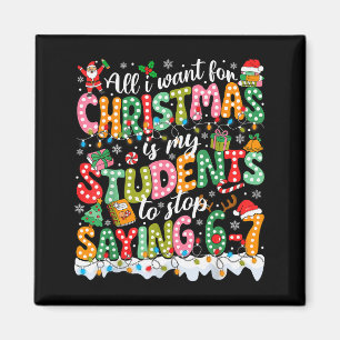 Alles wat ik voor Kerstmis wil is dat mijn student Magneet