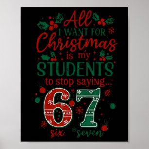 Alles wat ik voor Kerstmis wil is dat mijn student Poster