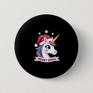 Alles wat ik voor Kerstmis wil is een eenhoorn lel Ronde Button 5,7 Cm