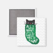 Alles wat ik voor Kerstmis wil is een Nap Magneet (Voorkant / Achterkant)
