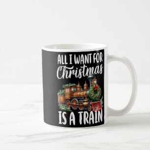 Alles wat ik voor Kerstmis wil is een stoomtreinlo Koffiemok