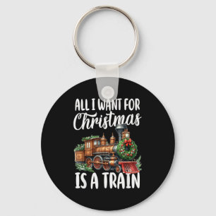 Alles wat ik voor Kerstmis wil is een Stoomtreinlo Sleutelhanger