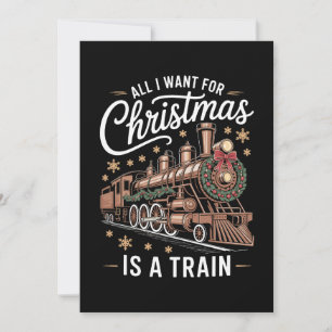 Alles wat ik voor kerstmis wil is een treinstoomlo kaart
