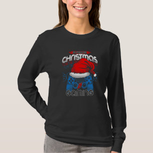 Alles wat ik voor Kerstmis wil is gamen Nerd Video T-shirt