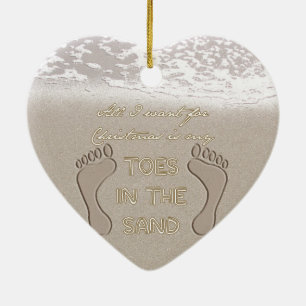 Alles wat ik voor Kerstmis wil is mijn tenen in de Keramisch Ornament