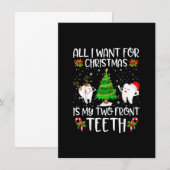 Alles wat ik voor Kerstmis wil is mijn twee-front- Kaart (Voorkant / Achterkant)