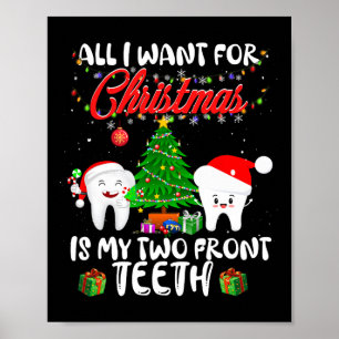 Alles wat ik voor Kerstmis wil is mijn twee voorst Poster