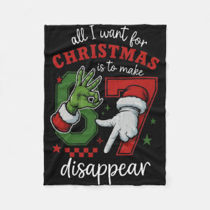 Alles wat ik voor Kerstmis wil is Six Seven Disa m Fleece Deken