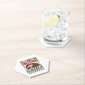 Alles wat ik voor Kerstmis wil is slapen - grappig Kartonnen Onderzetters (Insitu)