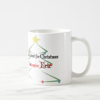 Alles wat ik voor Kerstmis wil is vampier Eric Koffiemok
