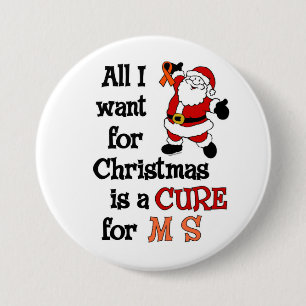 Alles wat ik voor Kerstmis wil...MS Ronde Button 7,6 Cm