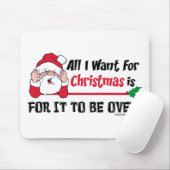 Alles wat ik voor Kerstmis wil Muismat (Met muis)