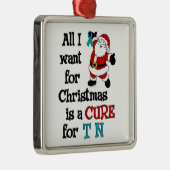Alles wat ik voor Kerstmis wil...TN Metalen Ornament (Rechts)