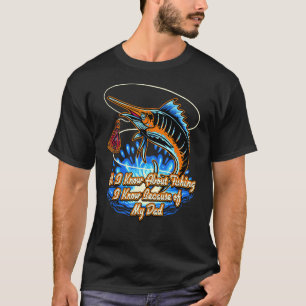 Alles wat ik weet over vissen Visser Papa Vis Papa T-shirt