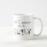 Alles wat ik wil doen is Quilten - Mooie mok, gewe