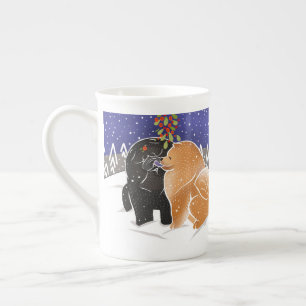 ALLES WAT IK WIL MET KERST - Chow Bone China mok