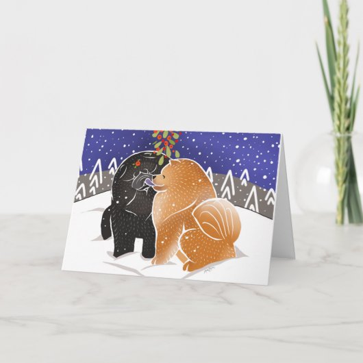 ALLES WAT IK WIL MET KERST customize tekst Kaart (Voorkant)