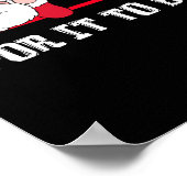 Alles wat ik wil voor de kerstHumor Poster (Hoek)