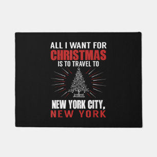 Alles wat ik wil voor kerst reizen naar New York C Deurmat