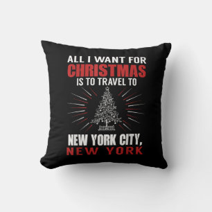 Alles wat ik wil voor kerst reizen naar New York C Kussen