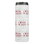 Alles wat ik wil voor Kerstmis is 8 uur slaap Thermosbeker (Achterkant)