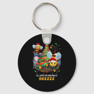 Alles wat ik wil voor Kerstmis is Beezz Honey Bee  Sleutelhanger