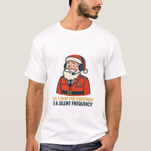 Alles wat ik wil voor Kerstmis is een duidelijke f T-shirt