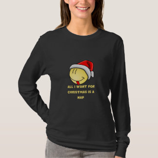 Alles wat ik wil voor Kerstmis is een dutje - grap T-shirt