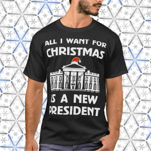 Alles wat ik wil voor Kerstmis is een nieuw Presid T-shirt