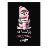 Alles wat ik wil voor Kerstmis is Koffie Pinguïns