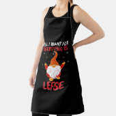 Alles wat ik wil voor Kerstmis is Links Schort (Insitu)