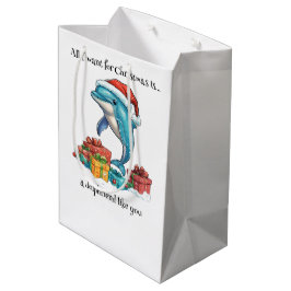 Alles wat ik wil voor Kerstmis is... Medium Cadeauzakje