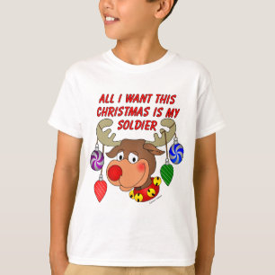 Alles wat ik wil voor Kerstmis is mijn soldaat T-shirt