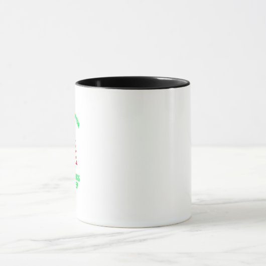 Alles wat ik wil voor kerstmis is slaap mok (Midden)