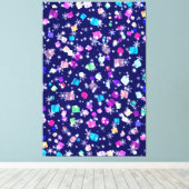 Alles wat ik wil voor Kerstmis is toiletpapier Canvas Afdruk (Insitu (Houten vloer))