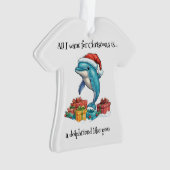 Alles wat ik wil voor Kerstmis Ornament (voorkant)