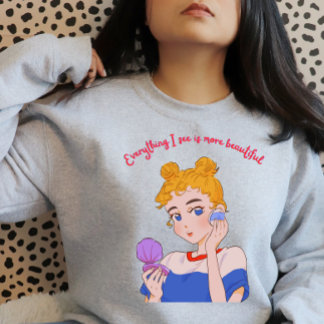 Alles wat ik zie is mooier - trendy Aesthe Tri-Blend Shirt